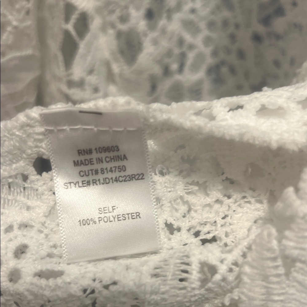 Rabbit Rabbit Rabbit White Lace Blouse - Picture 5 of 5